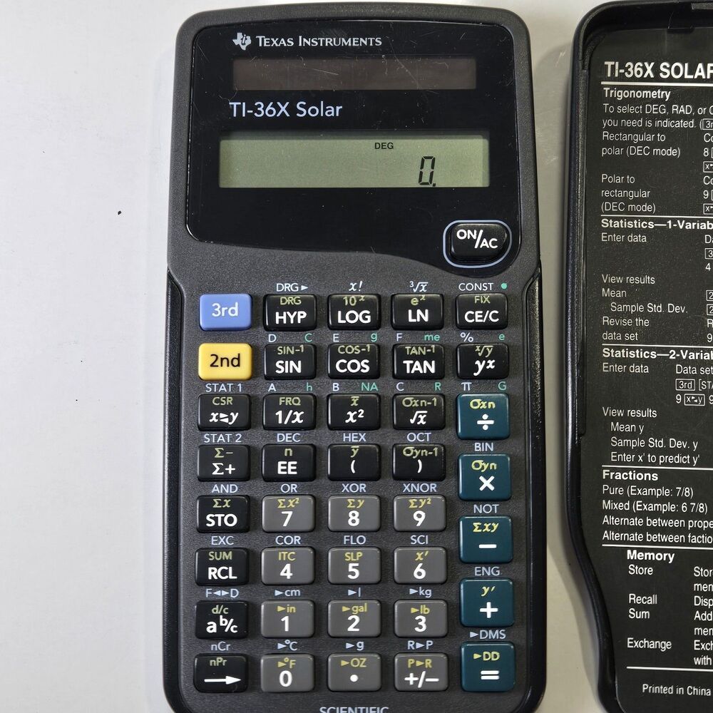 Texas Instruments Calculator Lot TI-81 Graphing TI-30X TI-36X Solar Covers Work - Picture 7 of 12